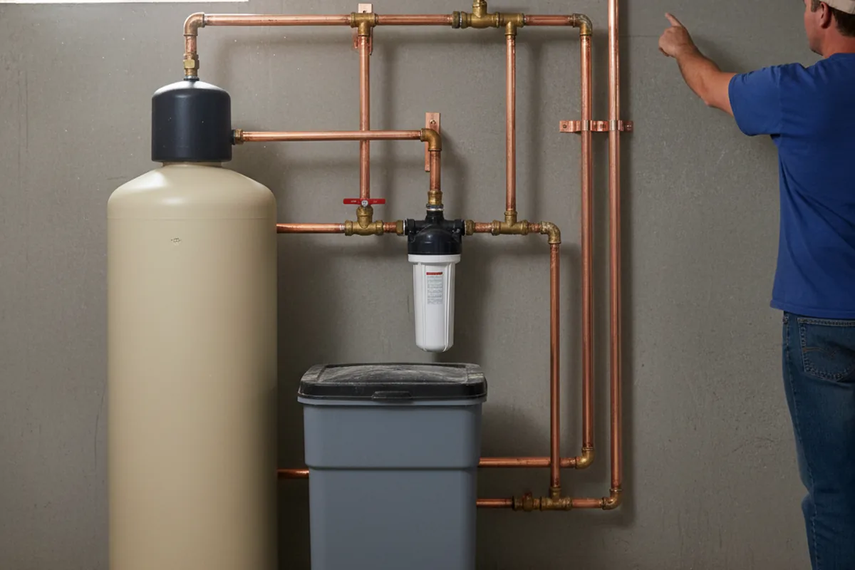 Whole-house water treatment system installed in Vanleer